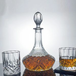 Μποτίλια - καράφα γυάλινη 900 ml Φ16Χ28 εκ. - KESKOR 68578