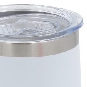 Ποτήρι θερμός ΙΝΟΧ Vacuum 340 ml Φ8Χ12 εκ. Λευκό - KESKOR 42671-2
