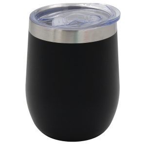 Ποτήρι θερμός ΙΝΟΧ Vacuum 340 ml Φ8Χ12 εκ. Μαύρο - KESKOR 42671-3