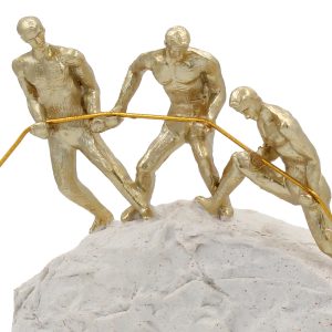 Διακοσμητικό Polyresin 24Χ5,5Χ25 εκ. Εκρού Χρυσό - KESKOR 72301