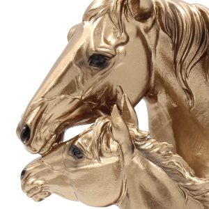 Διακοσμητικό Polyresin 18Χ15Χ30 εκ. Άλογα Μπρονζέ - KESKOR 69623