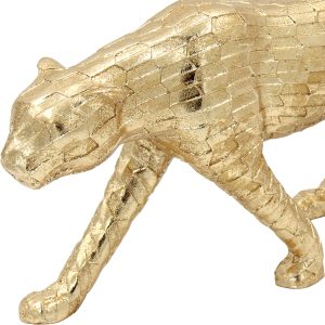 Διακοσμητικό Polyresin 32Χ7,5Χ13 εκ. Τίγρης Χρυσό - KESKOR 67322