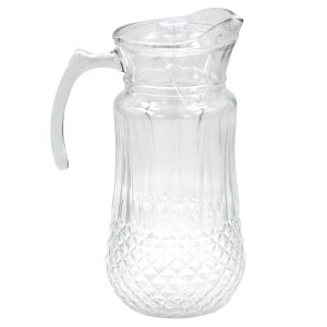 Κανάτα γυάλινη 1700 ml 17Χ13Χ25,5 εκ. με πλαστικό καπάκι - KESKOR 61402